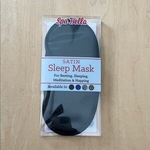 Black Satin Sleep Mask